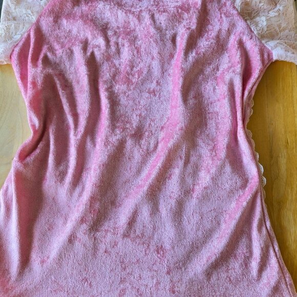 Garden of Roses Velvet Blouse | Roselani Jasmin | Size Small - Picture 5 of 11